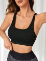 Yoga Basic Seamless High Elasticity Sport Bra