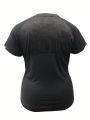 Daily&Casual Women's Plus Size Yoga Sports T-shirt