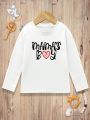 Baby Boys' Letter Printed Long Sleeve Top