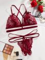 Classic Sexy Women'S Hollow Out Ultimate Sexy Lingerie Set (Valentine'S Day Edition)