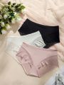 Plus 3pack Contrast Lace Panty