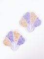 Plus Size Sparkly Scallop Shaped Nipple Cover