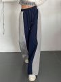 DAZY Flat Hardcover Free Drawstring Straight Casual Sweatpants