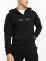 Men's Half-zip Hooded Casual Sports Sweatshirt