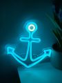 1pc Anchors LED Wall Neon Sign  5V USB Powered For Room Shop Party Pub Club Decoration