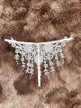 Plus Size Women's Lace Panties With Water-soluble Lace