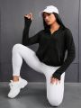 Daily&Casual Women's Comfortable Basic Sports Jacket With Raglan Sleeves