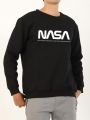 Men's Letter Printed Sporty Sweatshirt