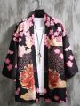 Manfinity Men Floral Print Kimono Without Tee