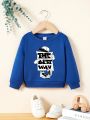 Baby Boys' Letter Print Fleece Sweatshirt