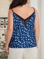 SHEIN Frenchy Plus Size Floral Printed Cami Top