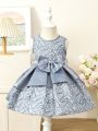 Infant Baby Sleeveless Butterfly Knot Dress