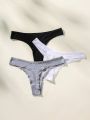 Women's Solid Color Thong