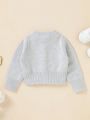 Baby Girls' Button Front Cardigan