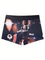 Men's Basketball Printed Boxer Briefs