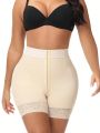 Lace Patchwork Tummy Control And Shaping Shorts