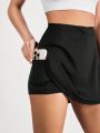 SHEIN VARSITIE Sports TENNIS Basic V Waist  With SKIRT