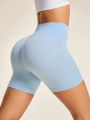 Yoga Basic Women's Solid Color Athletic Shorts