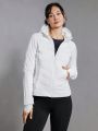 GLOWMODE InsuGuard Water-Resistant Zip Up Hooded Slimfit Jacket