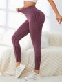 Wide Waistband Sports Leggings