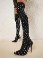 Women's Fashionable Knee-High Boots, Versatile