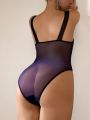 SHEIN Women's Lace Bodysuit Sexy Lingerie