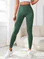 Wide Waistband Sports Leggings