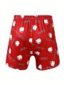 Men'S Cup Shaped Letter Printed Boxer Briefs