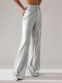 DUSTIN EDWARD Women'S Metallic Wide Leg Pants