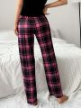 1pc Checked Sleepwear Bottom