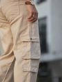 Men's Straight-leg Jeans With Side Slant Pockets