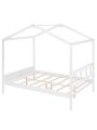 Merax Full Size Wood House Bed with Storage Space