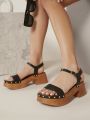 Ladies' Wedge Heel Platform Sandals