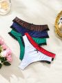 SHEIN 4pcs Lace Trim Thong Underwear
