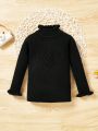 Baby Girls' Long Sleeve Half Turtleneck Sweater