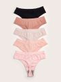 5pcs Seamless Thongs Set