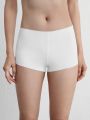 SHEIN Leisure Stretchy & Smooth No Show Middle Waist Boyshort - White