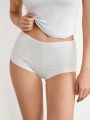 SHEIN Leisure Solid Color Boxer Shorts