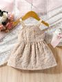 Baby Floral Jacquard Cami Dress