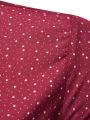 Manfinity Men Star And Polka Dot Print Shirt