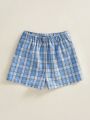 SHEIN Qutie Women's Plaid Elastic Waist Shorts