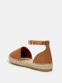 Cuccoo Destination Collection Cap Toe Espadrille Ankle Strap Flats