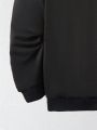 Teen Boys' Letter Embossed Long Sleeve Sweatshirt