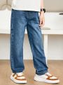 Boys' (big) Simple Style Jeans