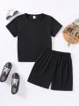 Toddler Boys' Short Sleeve T-Shirt And Shorts Set