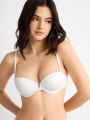 SHEIN Leisure 3pcs Women'S Solid Color Underwire Bras