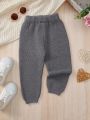 Baby Boy Solid Sweater Pants