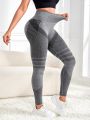 Yoga Future Seamless Wide Waistband Sports Leggings