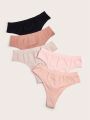 5pcs Seamless Thongs Set