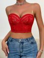 Floral Lace Underwire Bra